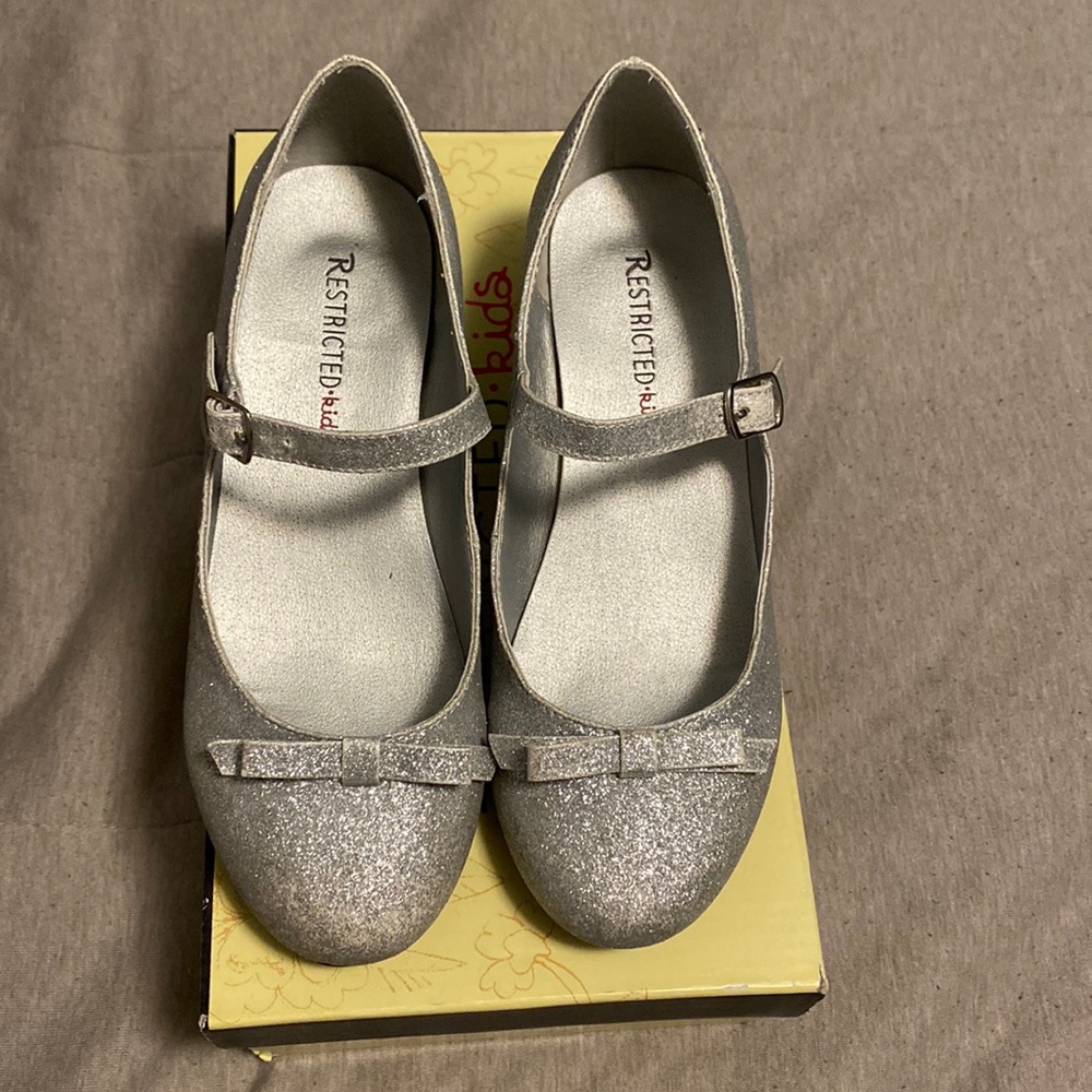 Silver shoes